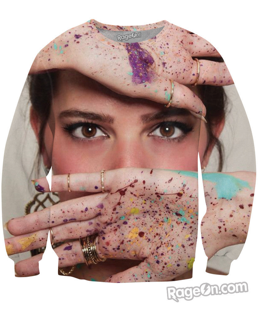 Face Paint Crewneck Sweatshirt