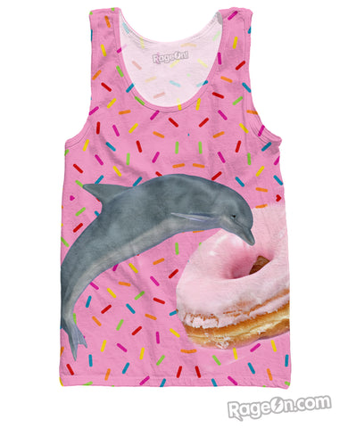 Donut Dolphin Tank Top