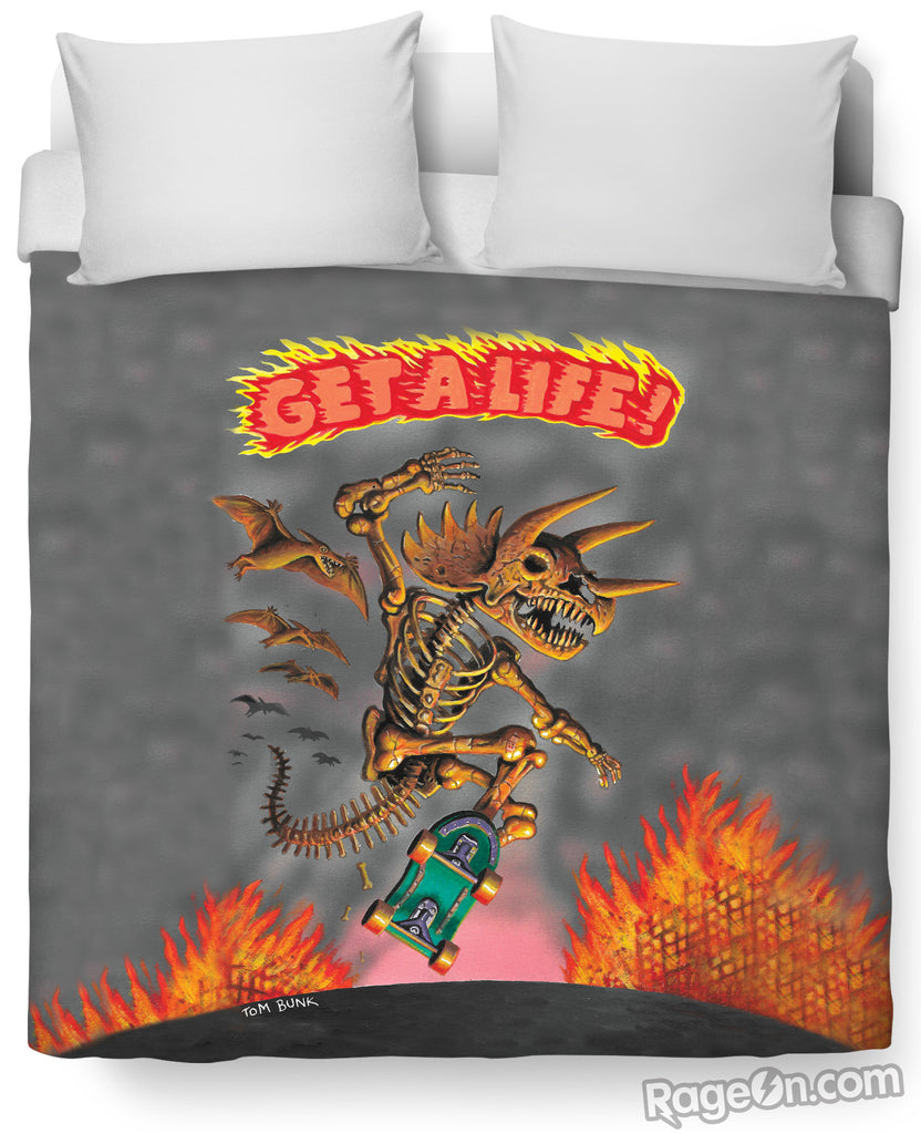 Get A Life Duvet Cover