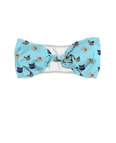 Kitties Padded Bandeau Top