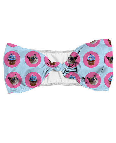 Sweety Kitty Padded Bandeau Top