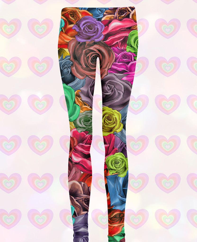 Rose Leggings For Kids