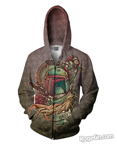 Bounty Hunter Zip-Up Hoodie