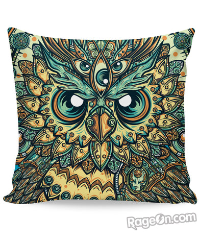 God Owl of Dreams Couch Pillow