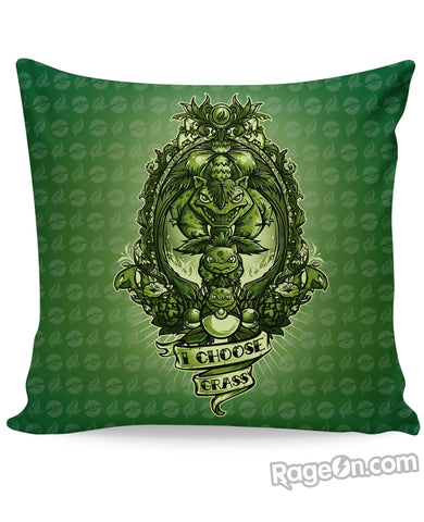 I Choose Grass Couch Pillow