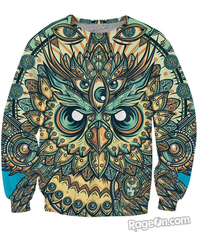 God Owl of Dreams Crewneck Sweatshirt