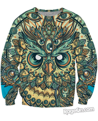 God Owl of Dreams Crewneck Sweatshirt