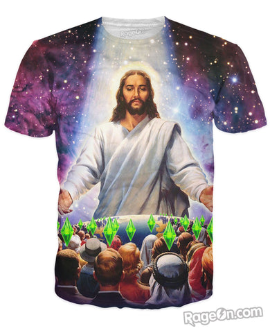 Jesus Died For Your Sims T-Shirt