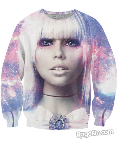 Galaxy Doll Sweatshirt *Ready to Ship*