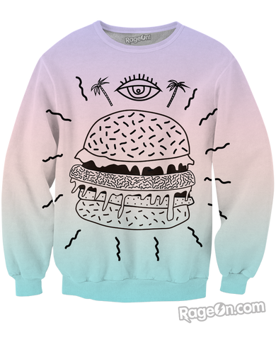 Burger Punx Crewneck Sweatshirt