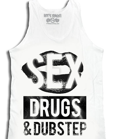 Sex, Drugs, & Dubstep Lips Tank Top