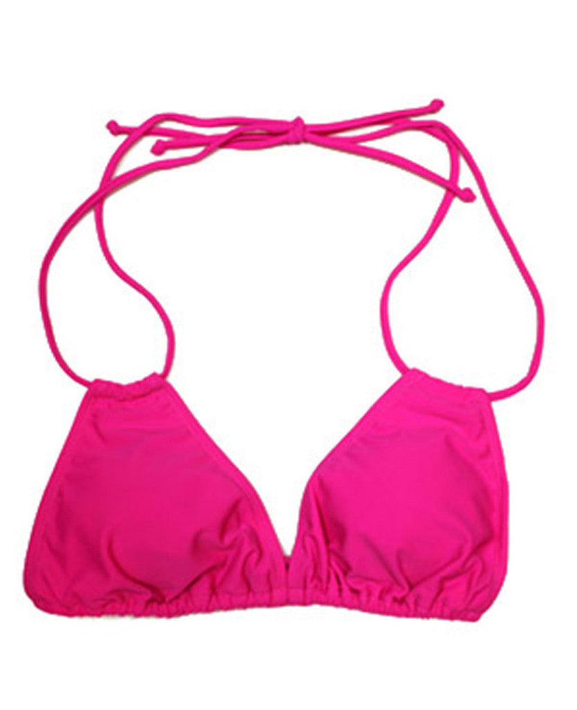 Let's Rage Bikini Top (Pink)