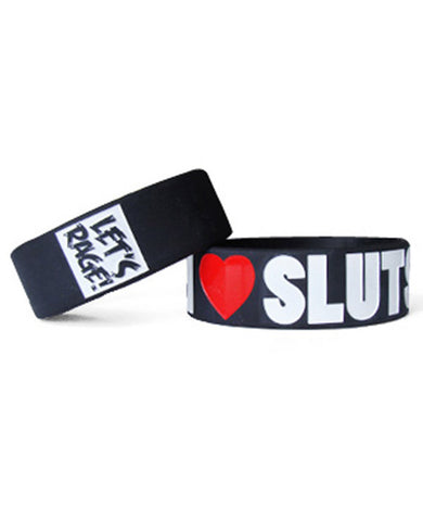 I LOVE SLUTS Wristband