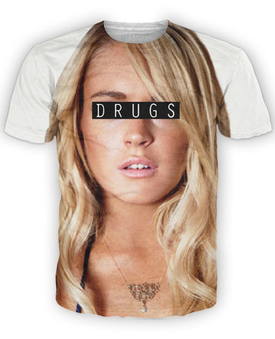 Lindsay Lohan Drugs T-Shirt