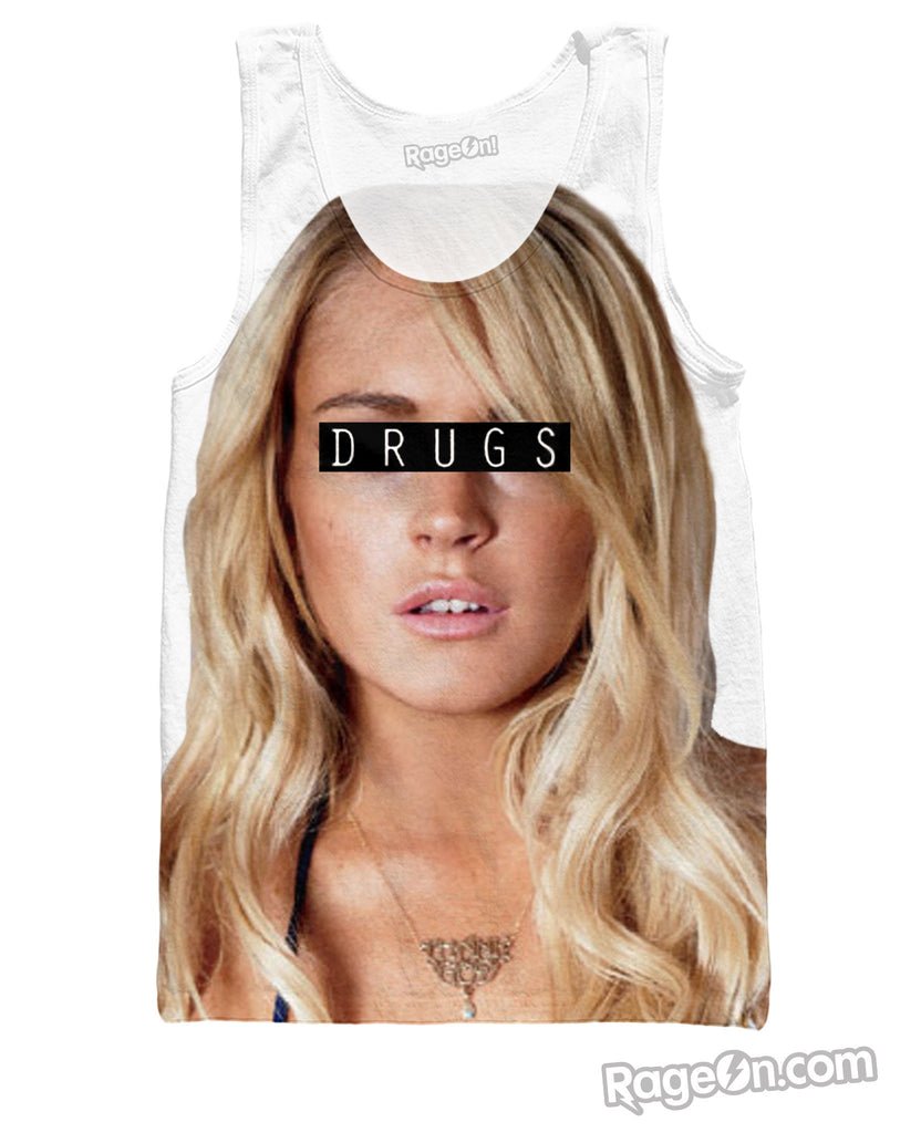 Lindsay Lohan Drugs Tank Top