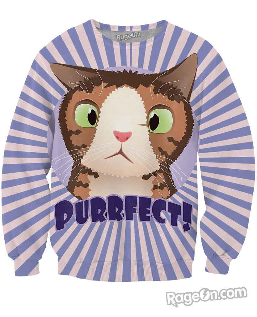 Monty PURRfect! Crewneck Sweatshirt