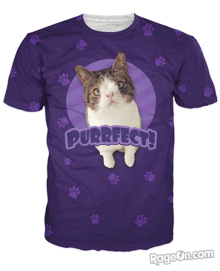 PURRfect Dark Purple T-Shirt