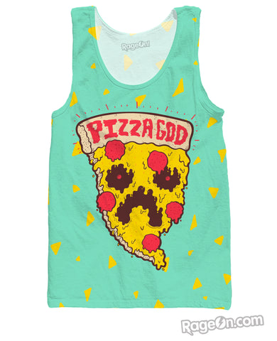 Pizza God Tank Top