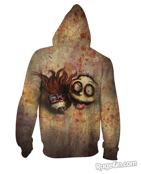 Rugrats on Acid Zip-Up Hoodie