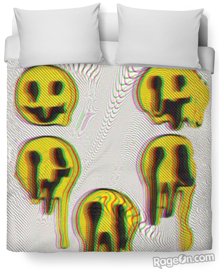 Wax Smile Duvet Cover