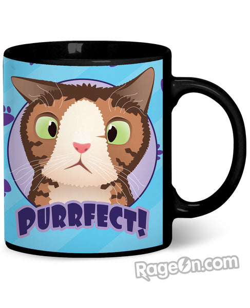 Monty PURRfect Blue Coffee Mug