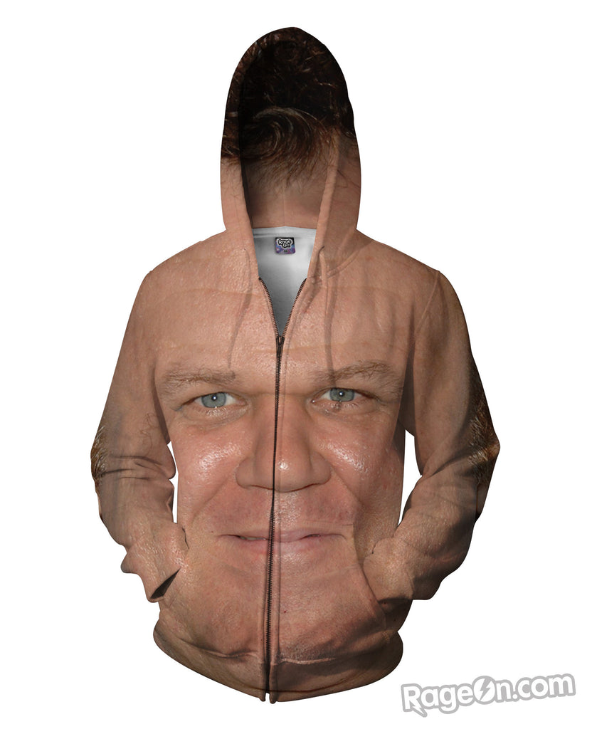 Irish Face Zip-Up Hoodie