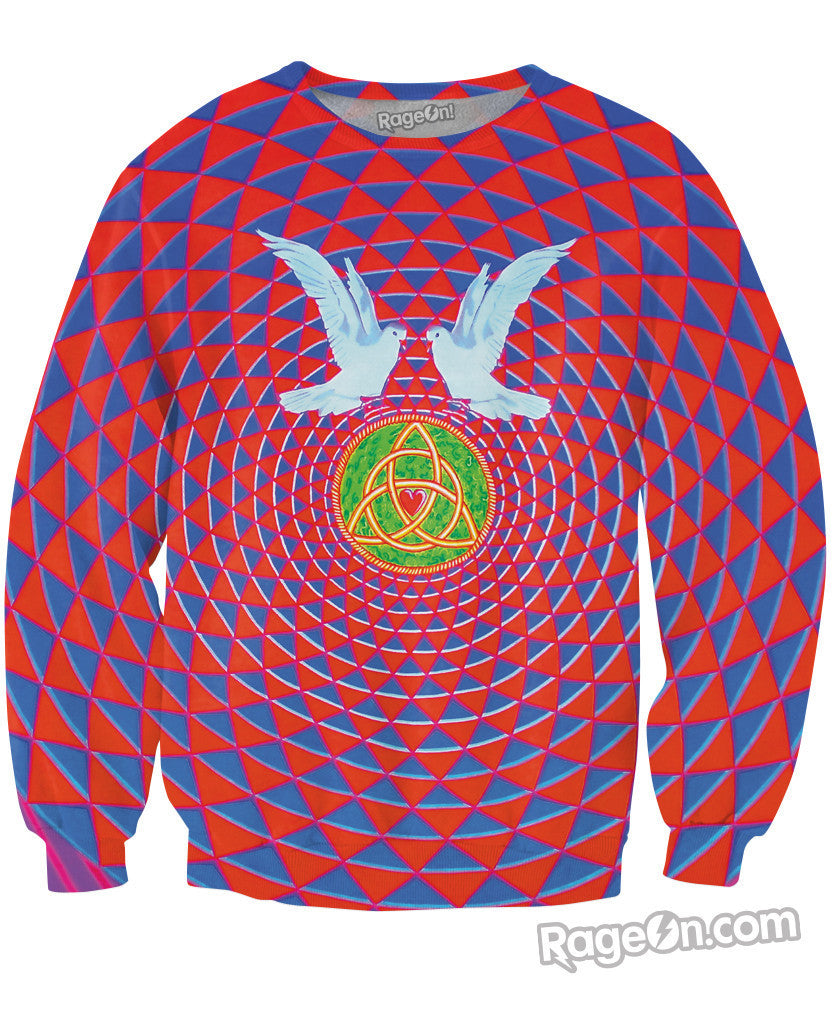 Peace Love Unity Respect Crewneck Sweatshirt