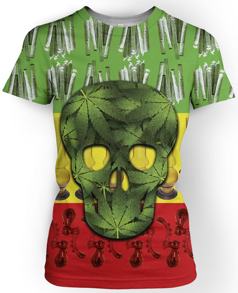 Rasta Skull T-Shirt