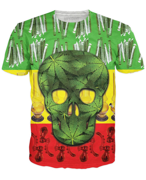 Rasta Skull T-Shirt