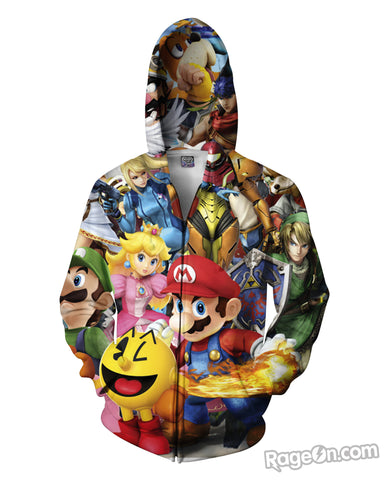 Super Smash Bros Brawl Zip-Up 
