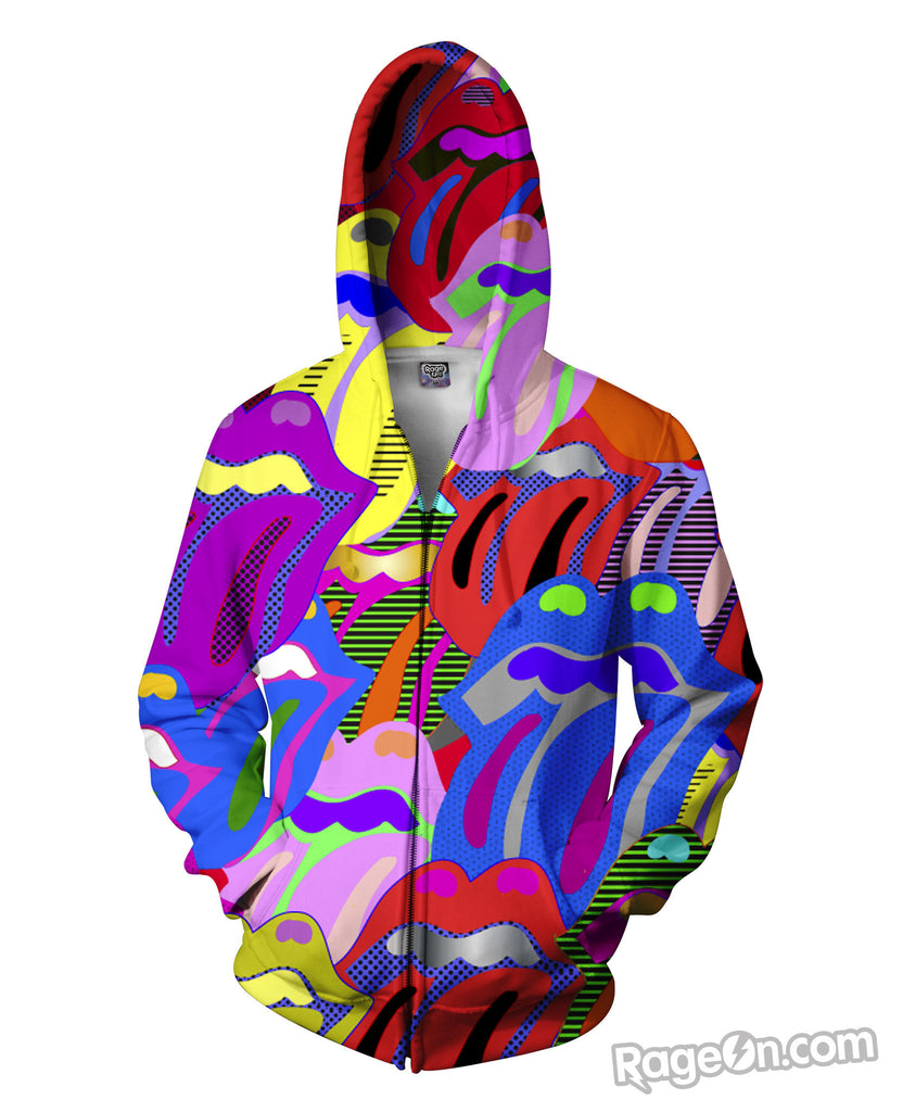 Rolling Stoned Zip-Up Hoodie