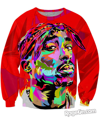 Tupac Crewneck Sweatshirt *Ready to Ship*