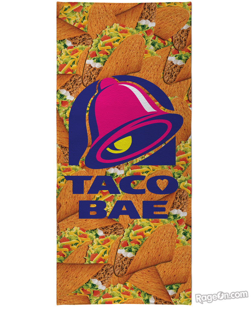 Taco Bae Beach Towel