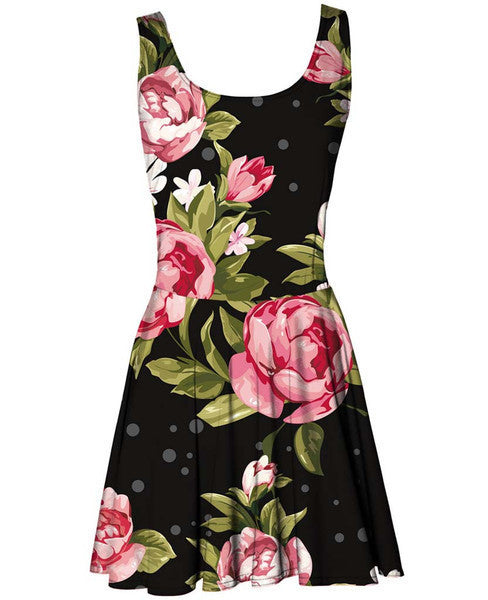 Roses Simple Dress *Ready to Ship*