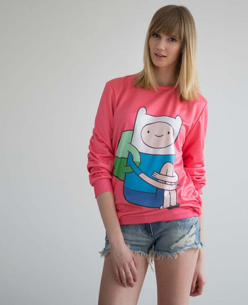 Pink Finn Sweatshirt