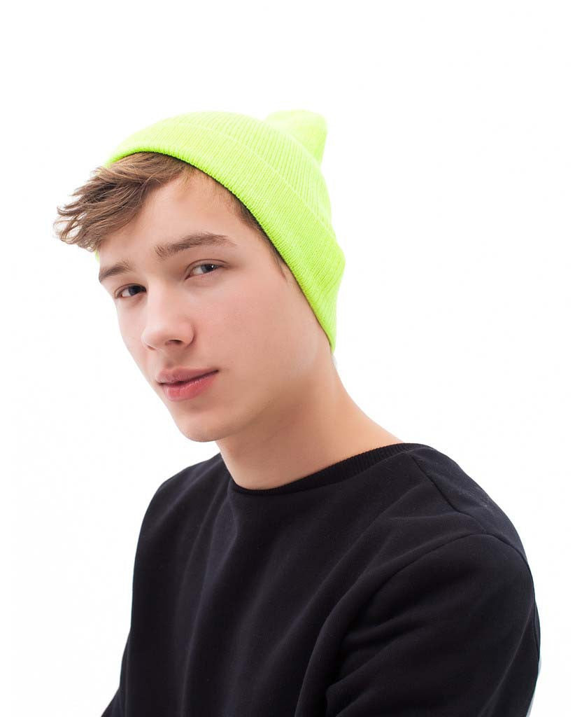 Lime Beanie