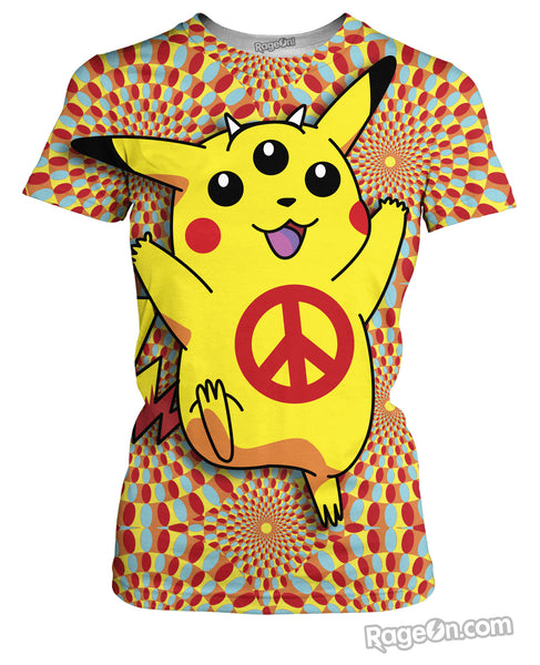 Pikachu Peace Trip T-Shirt