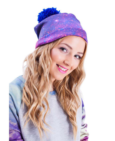 Purple Nebula Beanie