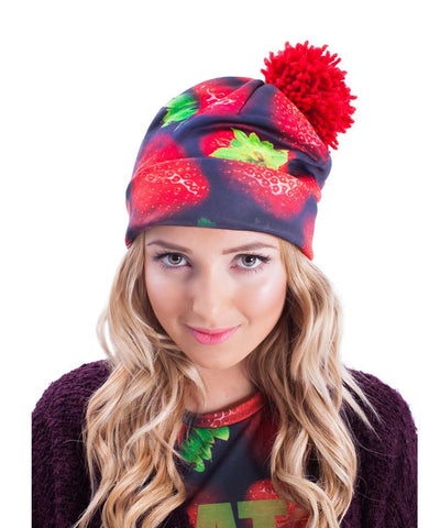 Strawberries Beanie