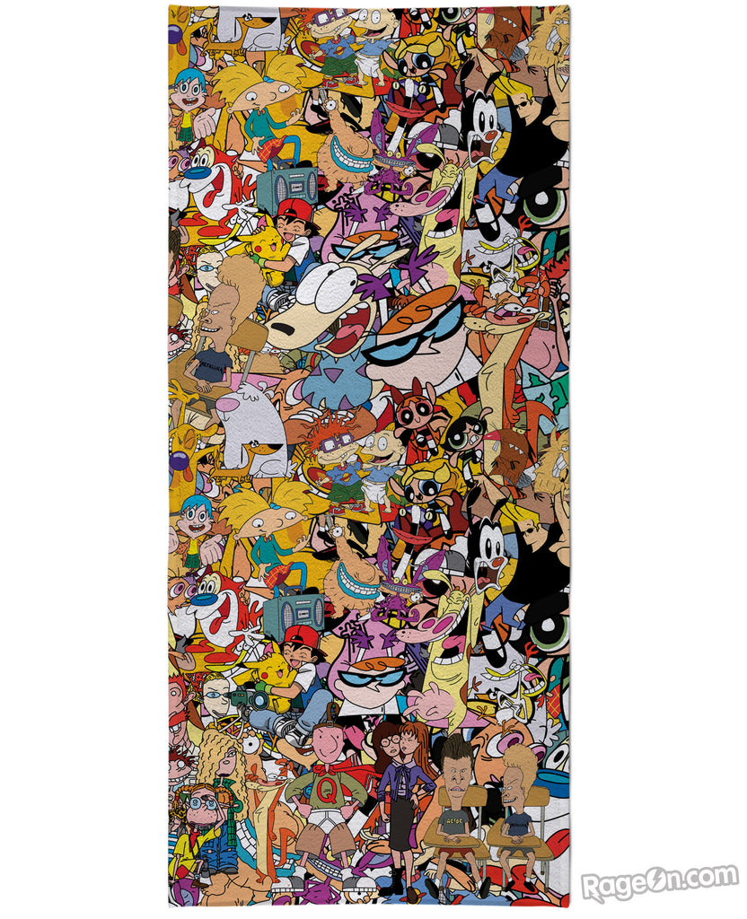 Totally 90s Beach Towel