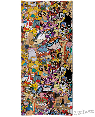 Totally 90s Beach Towel